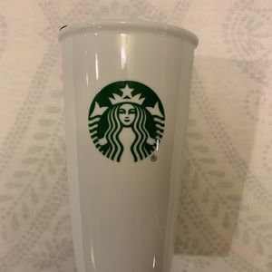 Starbucks Ceramic Travel Tumbler Coffee Mug With Lid 10 oz To Go mug